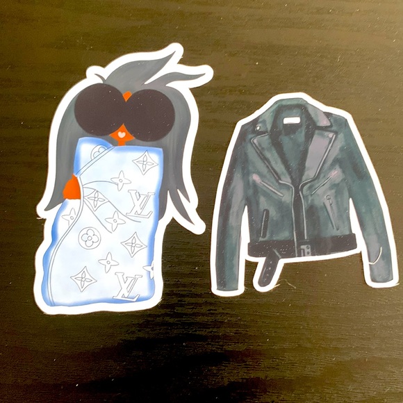 New Cute Designer Fashion Stickers - Picture 1 of 2